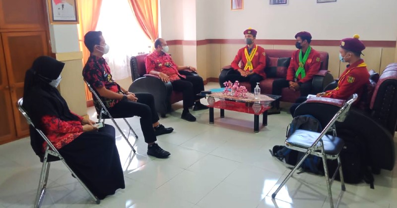 Galang Dukungan Pembentukan Cabang, PMKRI Kota Jajakan Gowa Kunjungi Kantor Bupati