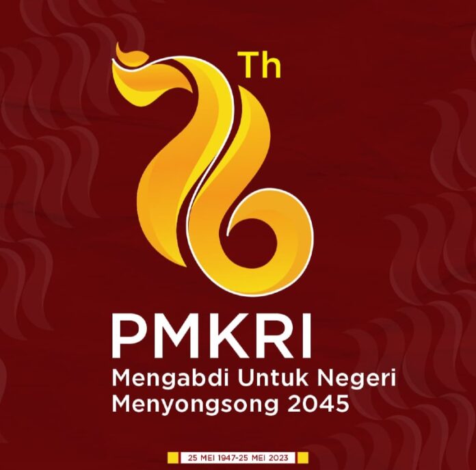 Logo Dies Natalis Ke-76 PMKRI Sanctus Thomas Aquinas