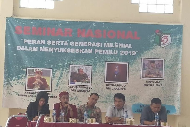 PMKRI Jakarta Pusat Ajak Generasi Milenial Terlibat Sukseskan Pemilu 2019